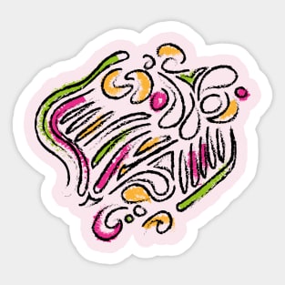 Messy Sticker